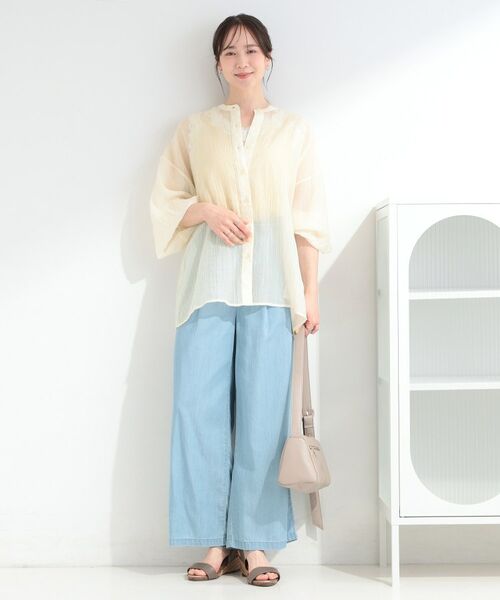 SHOO・LA・RUE / シューラルー シャツ・ブラウス | シボシボシアーシャツ | 詳細3