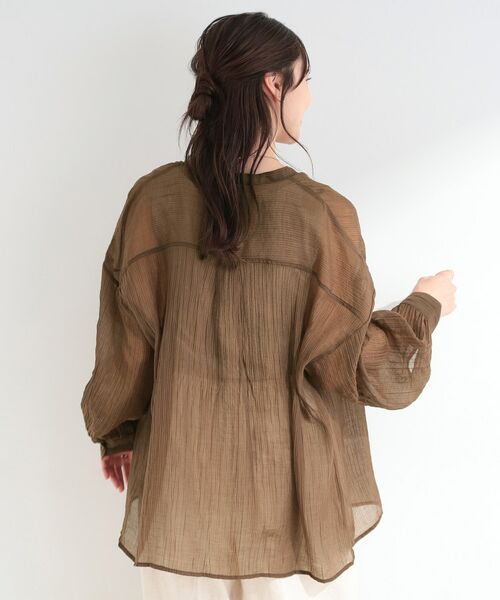 SHOO・LA・RUE / シューラルー シャツ・ブラウス | シボシボシアーシャツ | 詳細6