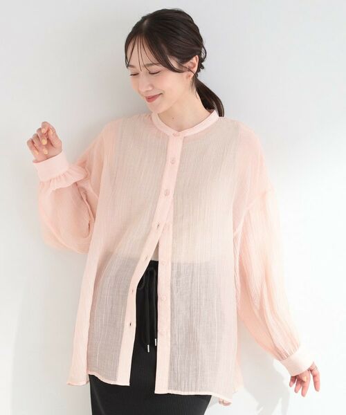 SHOO・LA・RUE / シューラルー シャツ・ブラウス | シボシボシアーシャツ | 詳細9