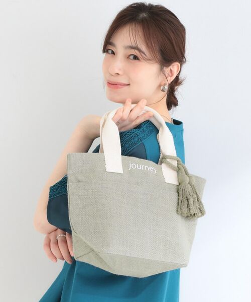 SHOO・LA・RUE / シューラルー トートバッグ | ジュートランチトートバッグ(グレー(012))