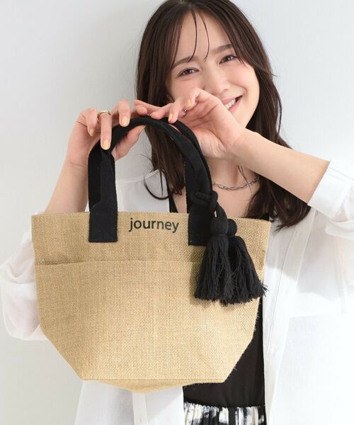 SHOO・LA・RUE / シューラルー トートバッグ | ジュートランチトートバッグ(ブラック(019))