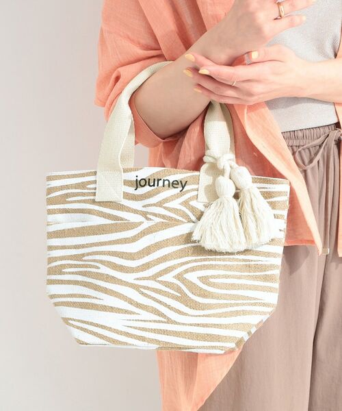 SHOO・LA・RUE / シューラルー トートバッグ | ジュートランチトートバッグ(アイボリー(104))