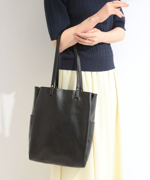 SHOO・LA・RUE / シューラルー トートバッグ | タテナガ収納トートバッグ（ブラック(019)）