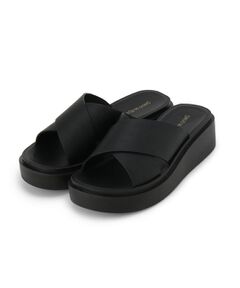 SHOO・LA・RUE / シューラルー サンダル | 厚底クロスサンダル