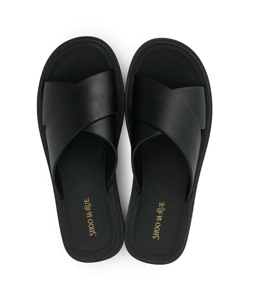 SHOO・LA・RUE / シューラルー サンダル | 厚底クロスサンダル | 詳細4