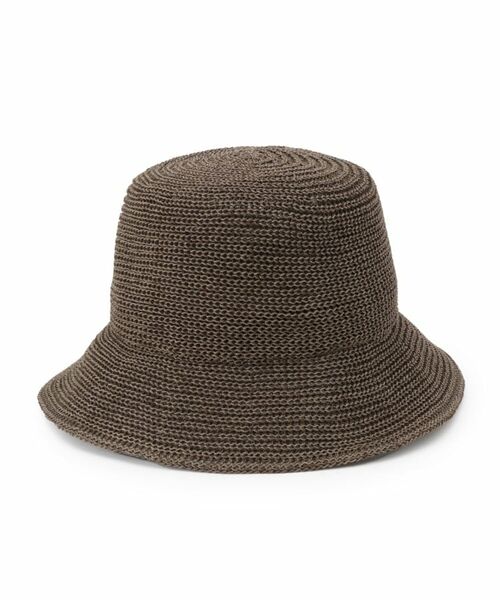 SHOO・LA・RUE / シューラルー ハット | 【吸水速乾】ペーパーミックスサーモバケハ（ブラウン(044)）