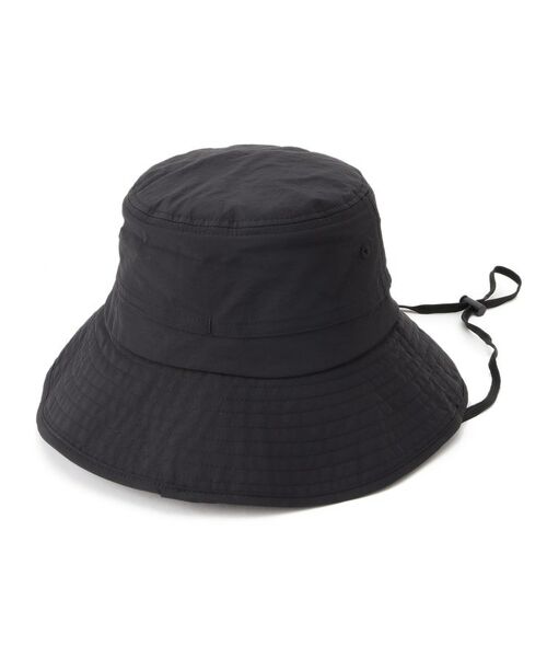 SHOO・LA・RUE / シューラルー ハット | 【UVカット／撥水】シェード付きベンチレーションハット（ブラック(019)）