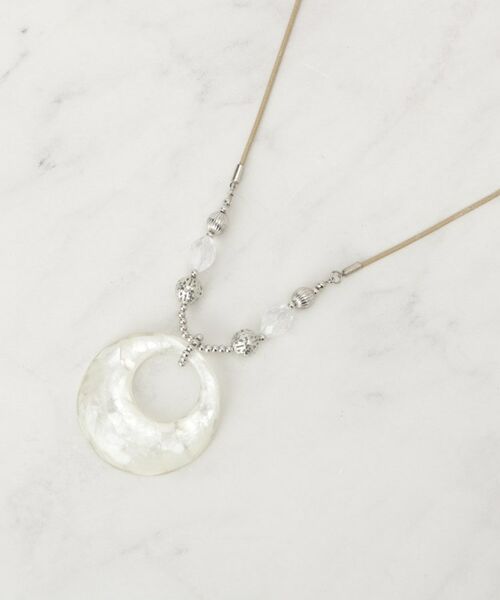 SHOO・LA・RUE / シューラルー ネックレス・ペンダント・チョーカー | シェルミックスネックレス（オフホワイト(003)）