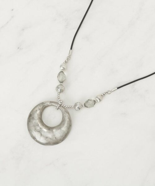 SHOO・LA・RUE / シューラルー ネックレス・ペンダント・チョーカー | シェルミックスネックレス（チャコールグレー(014)）