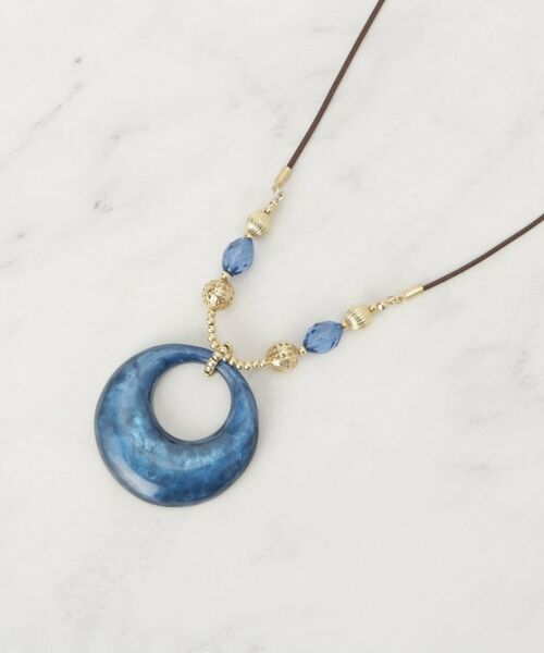 SHOO・LA・RUE / シューラルー ネックレス・ペンダント・チョーカー | シェルミックスネックレス（ブルー(093)）