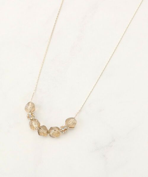 SHOO・LA・RUE / シューラルー ネックレス・ペンダント・チョーカー | クリアパーツスライダーネックレス | 詳細1