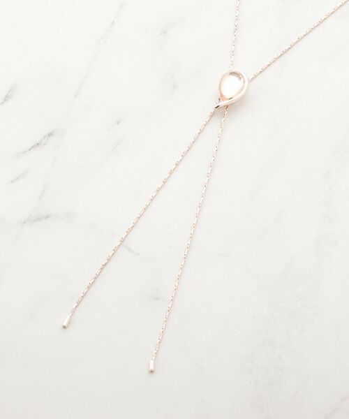 SHOO・LA・RUE / シューラルー ネックレス・ペンダント・チョーカー | クリアパーツラリエット（ピンクゴールド(005)）