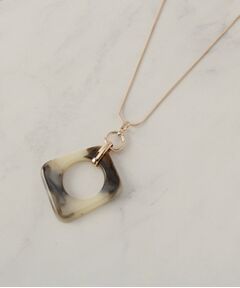 SHOO・LA・RUE / シューラルー ネックレス・ペンダント・チョーカー | 樹脂スクエアスネークネックレス