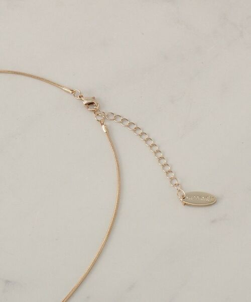 SHOO・LA・RUE / シューラルー ネックレス・ペンダント・チョーカー | 樹脂スクエアスネークネックレス | 詳細3