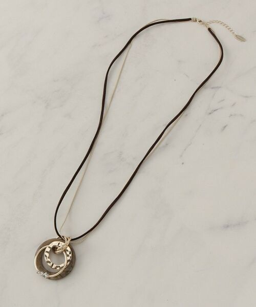 SHOO・LA・RUE / シューラルー ネックレス・ペンダント・チョーカー | 樹脂リングコード＆チェーンネックレス | 詳細2