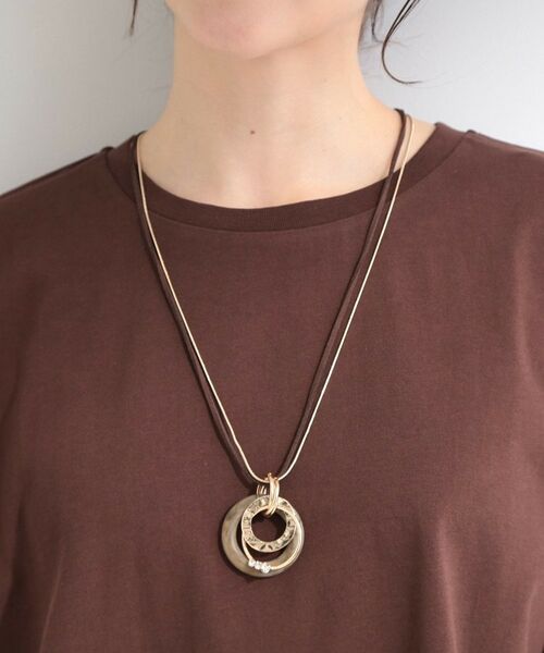 SHOO・LA・RUE / シューラルー ネックレス・ペンダント・チョーカー | 樹脂リングコード＆チェーンネックレス | 詳細4