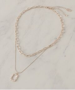 SHOO・LA・RUE / シューラルー ネックレス・ペンダント・チョーカー | 【3WAY】2連チェーンネックレス