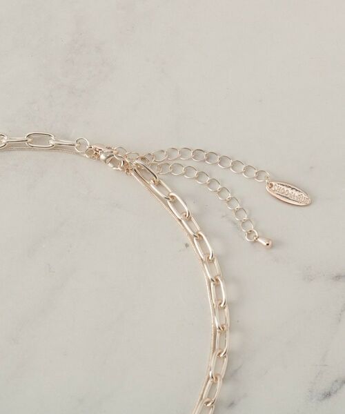 SHOO・LA・RUE / シューラルー ネックレス・ペンダント・チョーカー | 【3WAY】2連チェーンネックレス | 詳細3