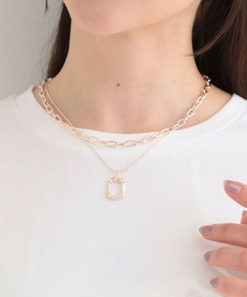 SHOO・LA・RUE / シューラルー ネックレス・ペンダント・チョーカー | 【3WAY】2連チェーンネックレス | 詳細6