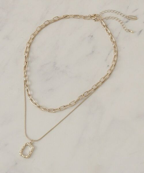 SHOO・LA・RUE / シューラルー ネックレス・ペンダント・チョーカー | 【3WAY】2連チェーンネックレス（ゴールド(007)）