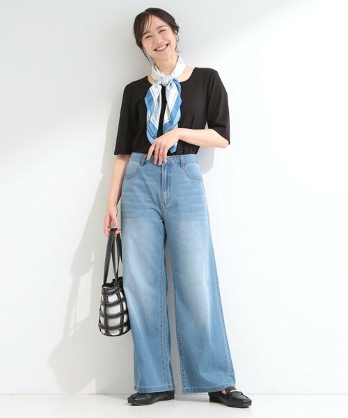 SHOO・LA・RUE / シューラルー パンツ | 【ひんやり】ライトデニムワイドパンツ | 詳細11