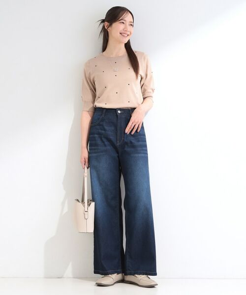 SHOO・LA・RUE / シューラルー パンツ | 【ひんやり】ライトデニムワイドパンツ | 詳細15