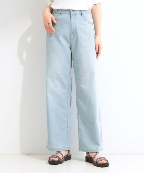 SHOO・LA・RUE / シューラルー パンツ | 【ひんやり】ライトデニムワイドパンツ | 詳細5