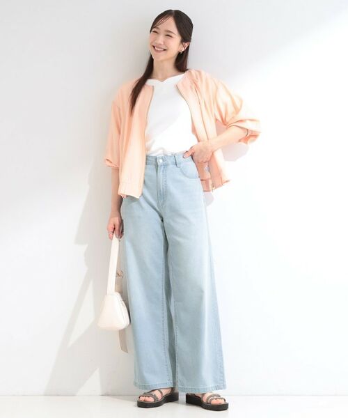 SHOO・LA・RUE / シューラルー パンツ | 【ひんやり】ライトデニムワイドパンツ | 詳細7