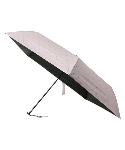 SHOO・LA・RUE / シューラルー 傘 | 【晴雨兼用】スーパーライトハート折りたたみ傘【because】（パープル(081)）