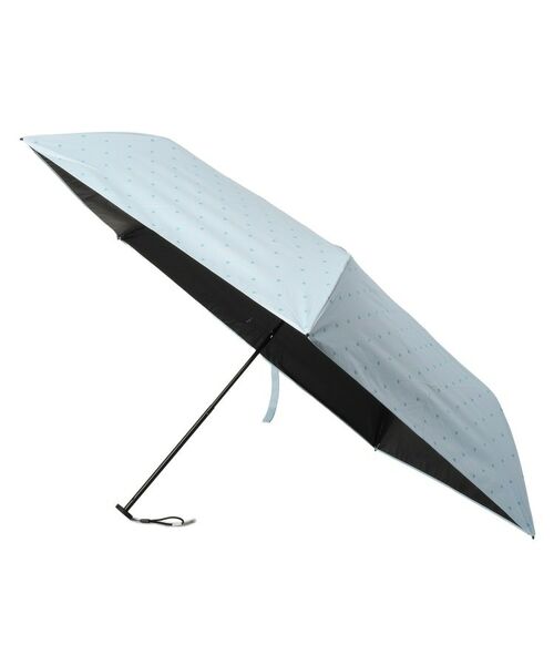 SHOO・LA・RUE / シューラルー 傘 | 【晴雨兼用】スーパーライトハート折りたたみ傘【because】（サックスブルー(090)）