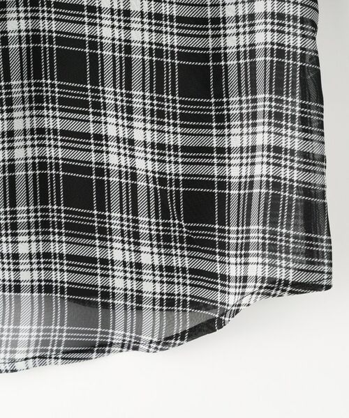 SHOO・LA・RUE / シューラルー カットソー | 【110-140cm】チェックシャツデザイントップス | 詳細5
