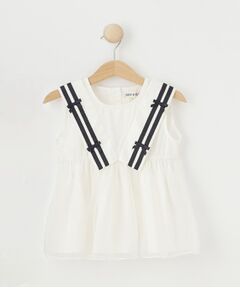 SHOO・LA・RUE / シューラルー シャツ・ブラウス | 【100-130cm】チュール付きセーラーブラウス