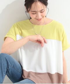 SHOO・LA・RUE / シューラルー カットソー | 【S-LL/洗濯機可】3段切り替え ドルマントップス
