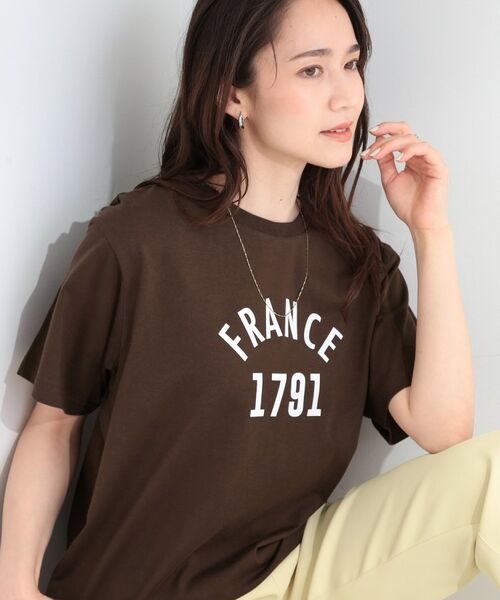 SHOO・LA・RUE / シューラルー Tシャツ | 【SHOO ICE】ひんやりプリントTシャツアソート(ブラウン(244))