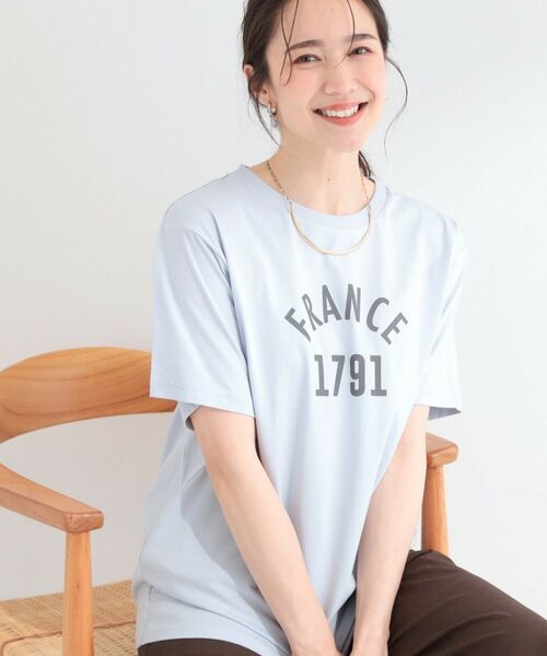 SHOO・LA・RUE / シューラルー Tシャツ | 【SHOO ICE】ひんやりプリントTシャツアソート(サックスブルー(290))