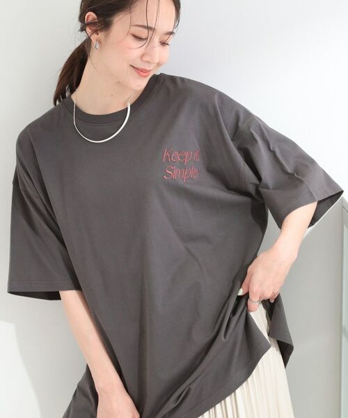 SHOO・LA・RUE / シューラルー Tシャツ | 【SHOO ICE】ひんやりBIGTシャツアソート（チャコールグレー(214)）