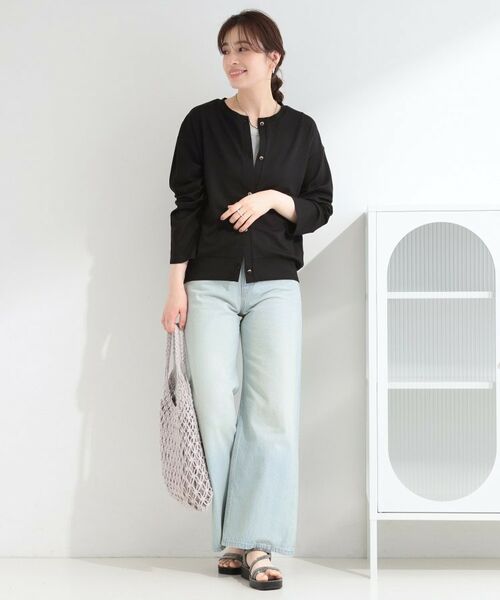 SHOO・LA・RUE / シューラルー カーディガン・ボレロ | 【ひんやり/UV/S-LL】着ごこちなめらか カノコ編みカーディガン | 詳細7