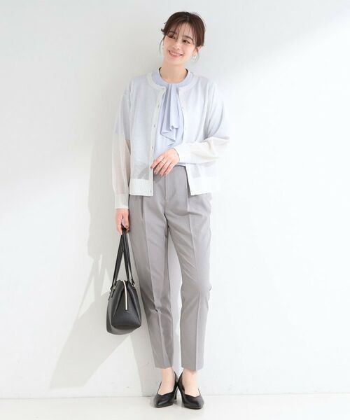 SHOO・LA・RUE / シューラルー カーディガン・ボレロ | 【さらり快適/洗濯機可/S-LL】シアーラメカーディガン | 詳細3