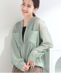 SHOO・LA・RUE / シューラルー レザーブルゾン・ジャケット | シアーリブブルゾン