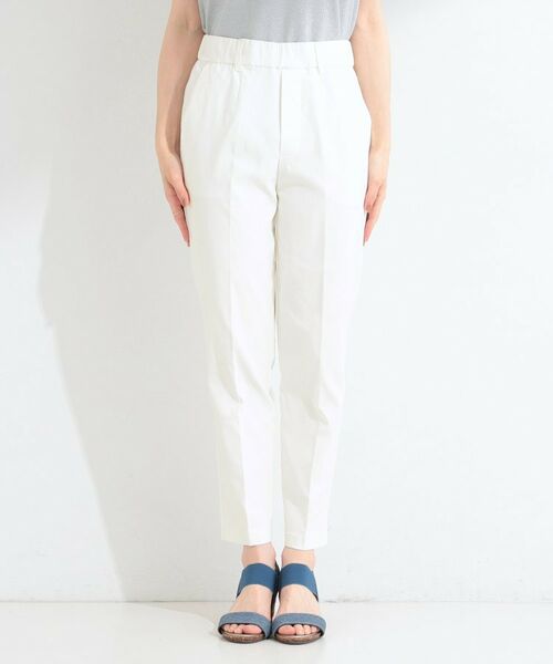 SHOO・LA・RUE / シューラルー ショート・ハーフ・半端丈パンツ | 【ひんやり／着丈が選べる/S-LL】脚のラインを拾いにくい ストレッチ スティックパンツ | 詳細23