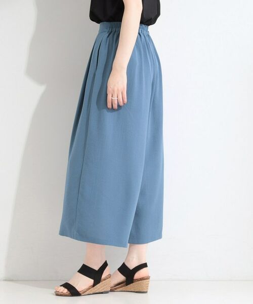 SHOO・LA・RUE / シューラルー ショート・ハーフ・半端丈パンツ | 【セットアップ可】麻調タックスカーチョパンツ | 詳細16