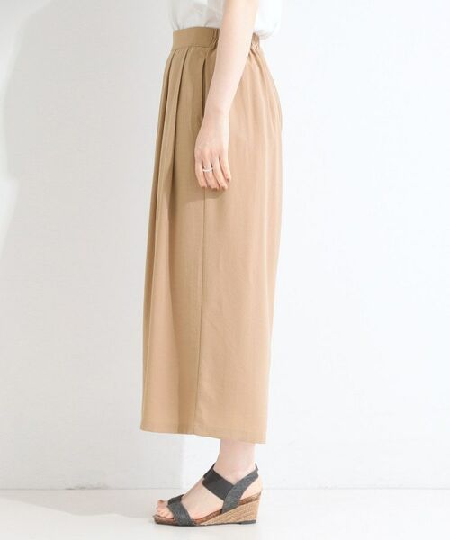 SHOO・LA・RUE / シューラルー ショート・ハーフ・半端丈パンツ | 【セットアップ可】麻調タックスカーチョパンツ | 詳細23