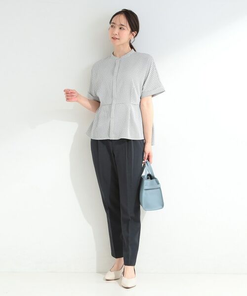 SHOO・LA・RUE / シューラルー パンツ | 【ひんやり／UV／通勤】洗濯後しわになりにくい タックテーパードパンツ | 詳細11