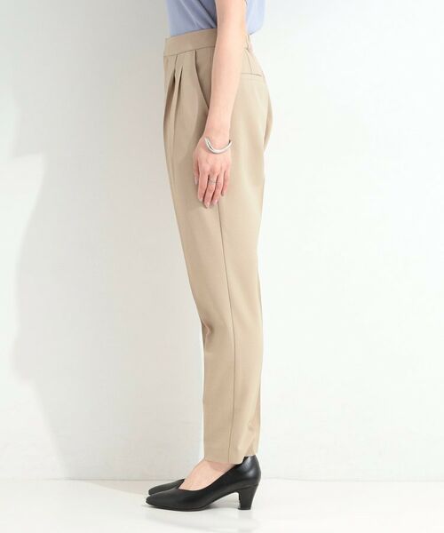 SHOO・LA・RUE / シューラルー パンツ | 【ひんやり／UV／通勤】洗濯後しわになりにくい タックテーパードパンツ | 詳細14