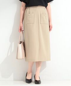SHOO・LA・RUE / シューラルー スカート | 【ひんやり／UV／通勤】洗濯後しわになりにくい ポケット付きナロースカート
