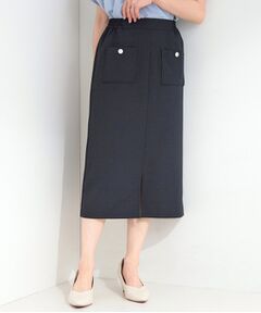 SHOO・LA・RUE / シューラルー スカート | 【ひんやり／UV／通勤】洗濯後しわになりにくい ポケット付きナロースカート