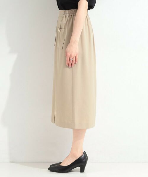 SHOO・LA・RUE / シューラルー スカート | 【ひんやり／UV／通勤】洗濯後しわになりにくい ポケット付きナロースカート | 詳細10
