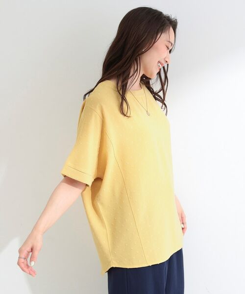 SHOO・LA・RUE / シューラルー シャツ・ブラウス | 【洗濯後しわになりにくい】ドビードットドルマントップス | 詳細10