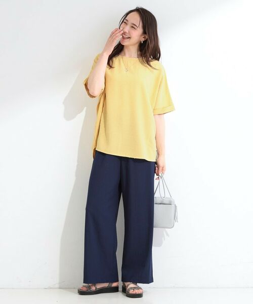 SHOO・LA・RUE / シューラルー シャツ・ブラウス | 【洗濯後しわになりにくい】ドビードットドルマントップス | 詳細11