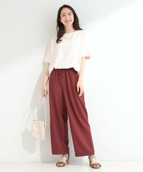 SHOO・LA・RUE / シューラルー シャツ・ブラウス | 【洗濯後しわになりにくい】ドビードットドルマントップス | 詳細3